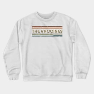 The Vaccines Retro Lines Crewneck Sweatshirt